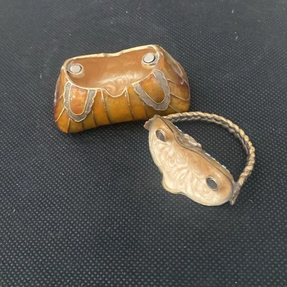 Antique Purse trinket box. Beautiful collectible. - Picture 2 of 5